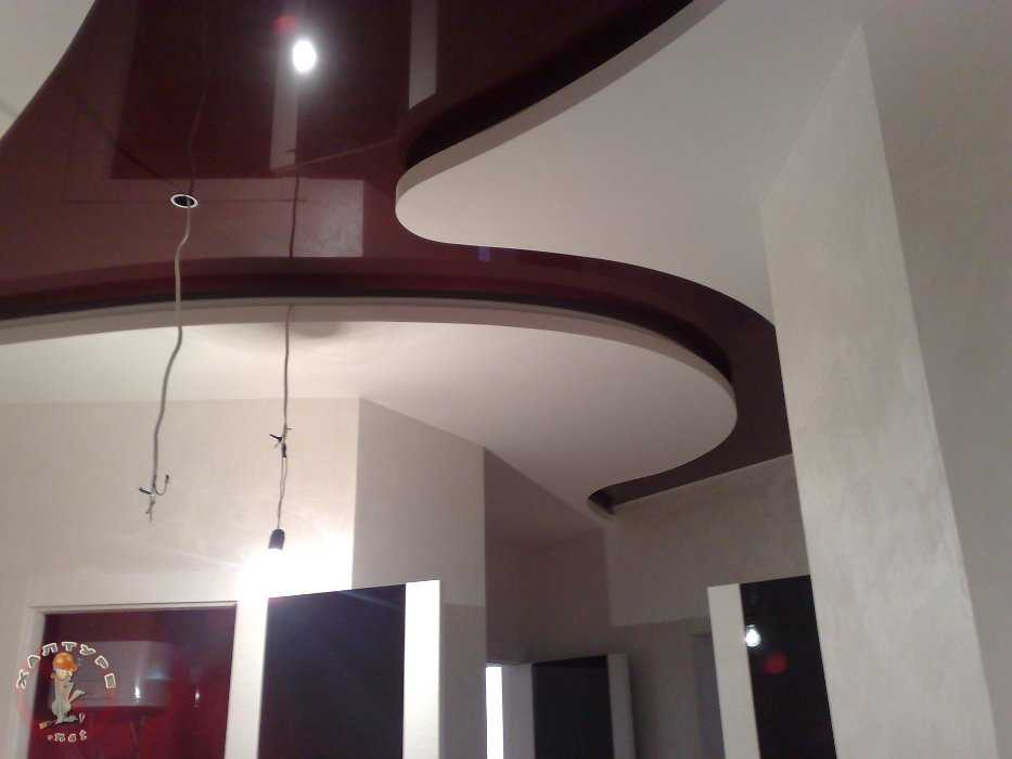 Монтаж натяжного потолка к гипсокартону: установка каркаса для гкл, монтаж и шпаклёвка листов