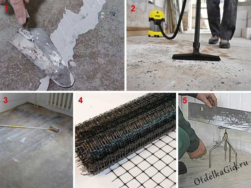 Устройство стяжки пола: цементной, сухой, полусухой и бетонной