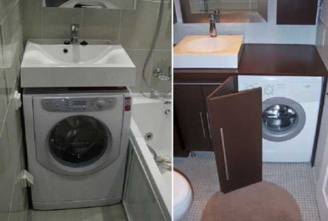 Расположение стиральной машины в квартире-студии. советы и идеи.