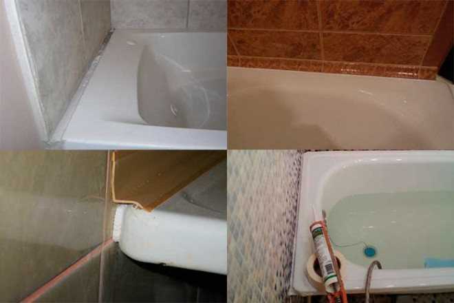 Как заделать щели и зазоры между ванной и стеной: обзор эффективных и эффектных решений, фото удачных вариантов