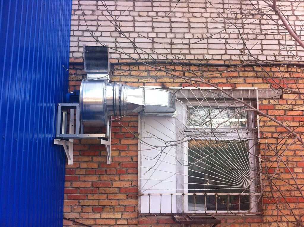 Вытяжная вентиляция через стену на улицу: установка клапана