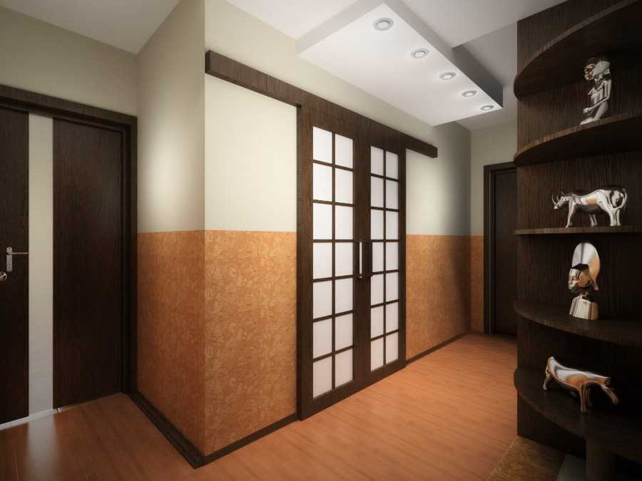 Потолок в коридоре: подбор материала, эффектная отделка и визуальное изменение размера помещения