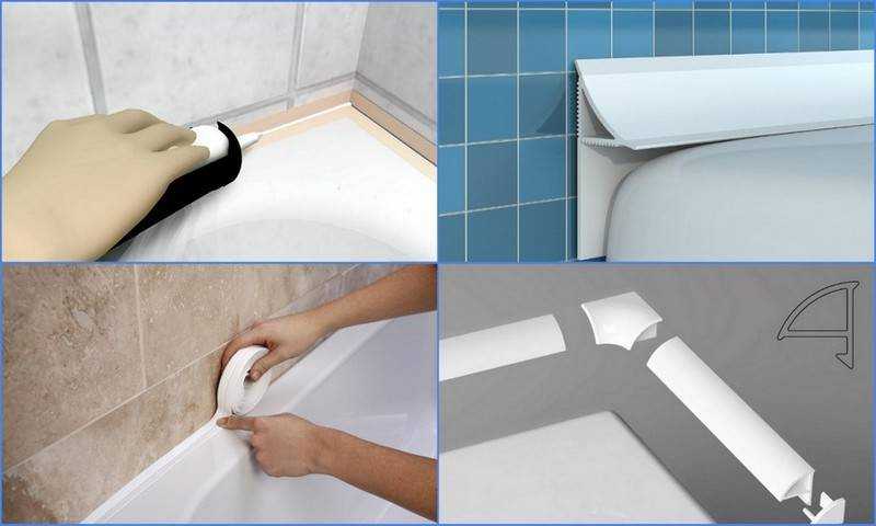 Чем заделать щель между ванной и стеной: 9 простых способов - строительство и ремонт