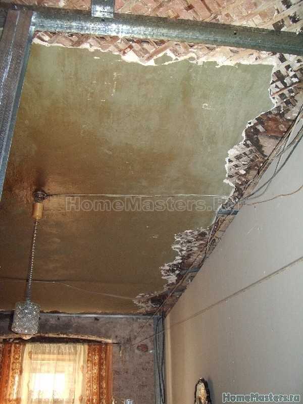 Ремонт потолка в сталинке с деревянными перекрытиями - архитектор спб