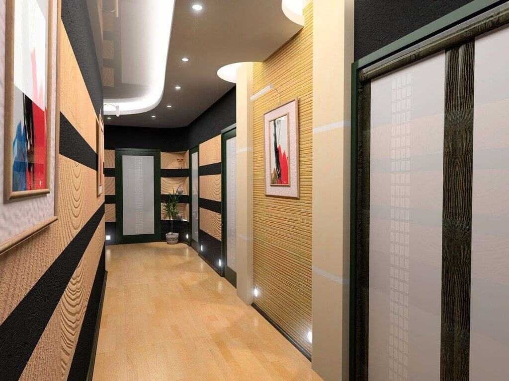 Какой потолок сделать в коридоре: выбор стиля, варианты материалов и дизайна