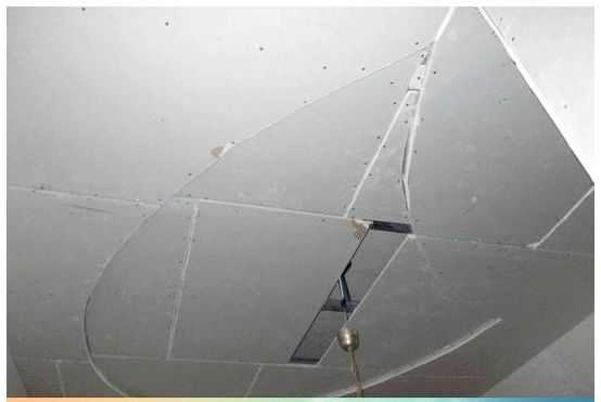 Трещины на потолке из гипсокартона – не проблема