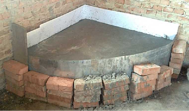 Инструкция как сделать фундамент под камин