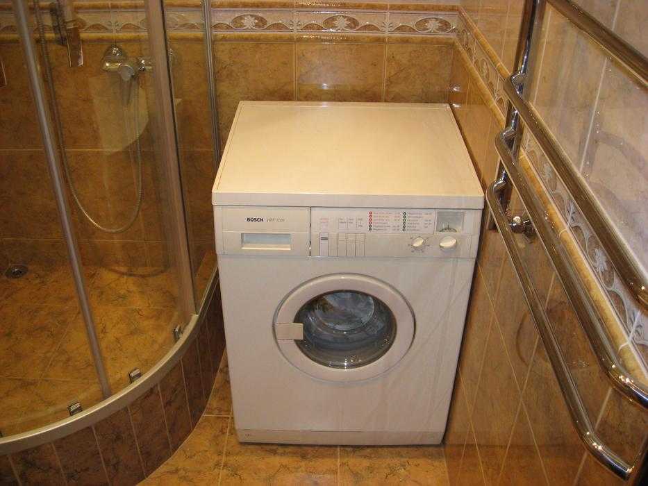 10 лучших способов как разместить стиральную машину в ванной комнате