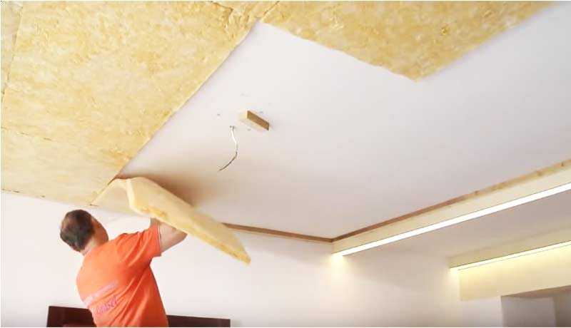 Как сделать шумоизоляцию потолка: все современные способы