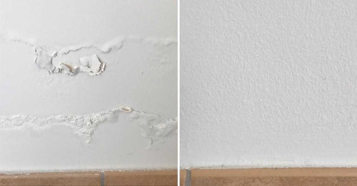 Ремонт крашенного потолка: при покраске отваливается шпаклевка и почему отходит