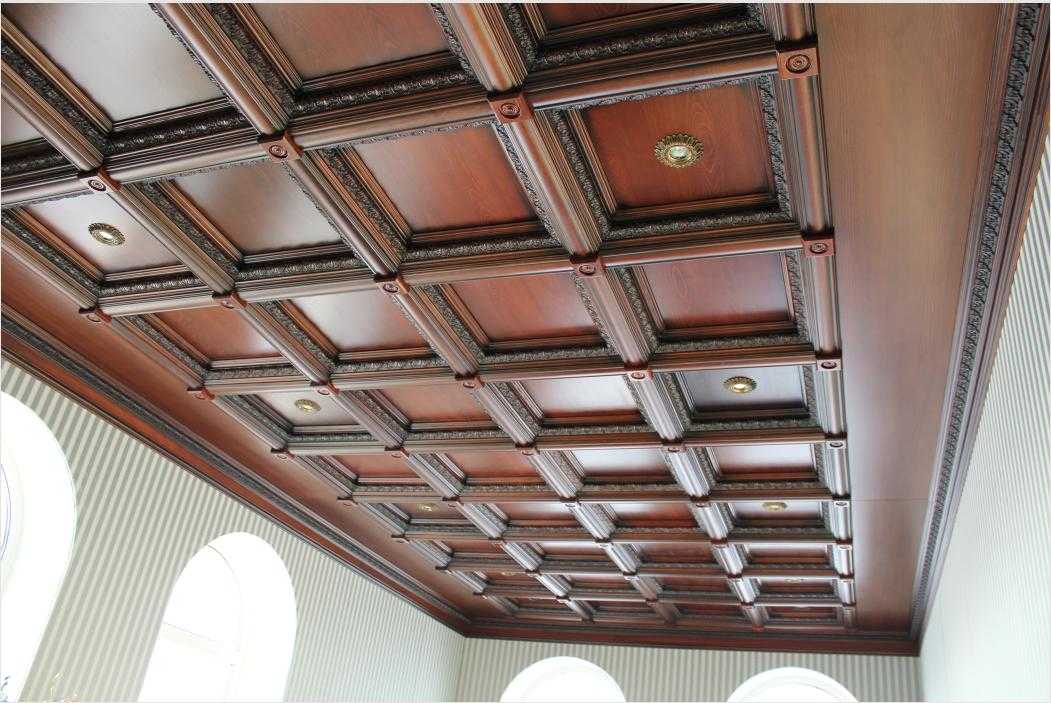 Кессонные потолки из полиуретана в интерьере: фото, описание, цены. купить плитку для потолков из кессонов.