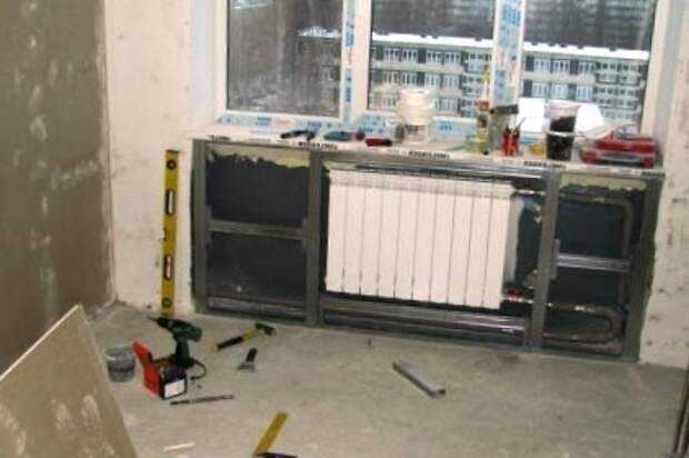 Короб для радиатора отопления — только ремонт своими руками в квартире: фото, видео, инструкции