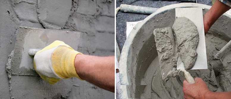 Как замесить цементный раствор? цементно-песчаный раствор: соотношение песка и цемента при замесе смеси