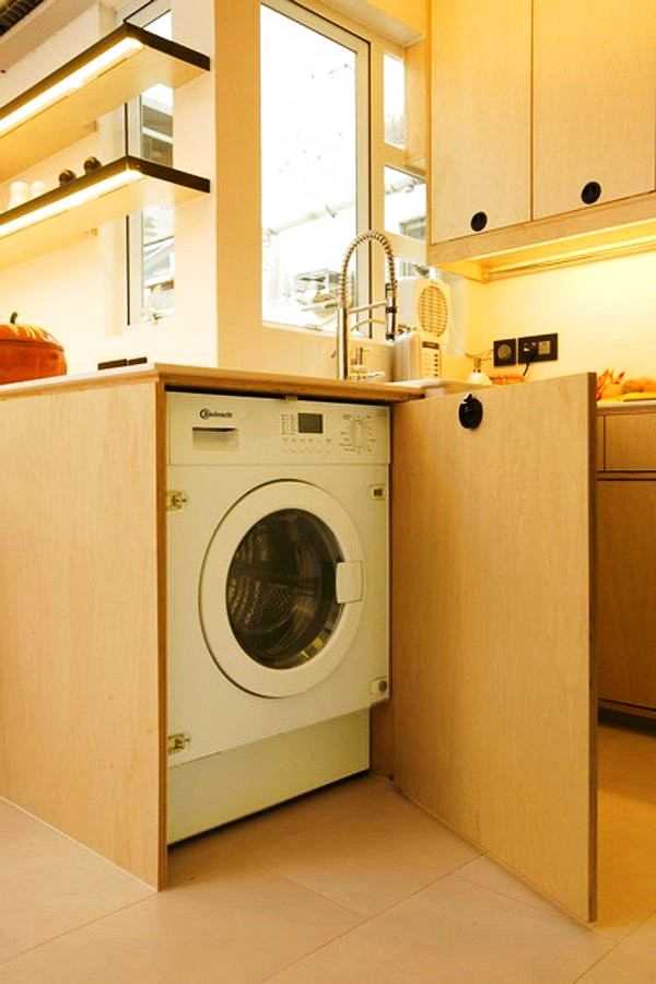 Куда поставить стиральную машину в маленькой квартире в 2021 году
