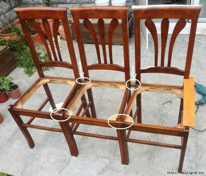 Оригинальные и полезные способы переделки старых стульев :: инфониак