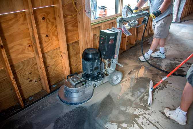 Как отполировать бетон в домашних условиях