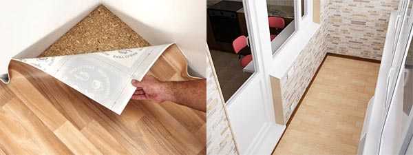 Как постелить линолеум на бетонный пол своими руками на кухне, балконе и в коридоре?