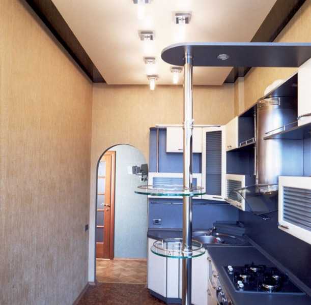 Потолок из гипсокартона на кухне: фото, дизайн интерьера