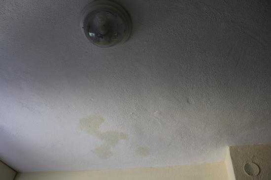 Выводим пятно от протечки на потолке: 5 основных способов